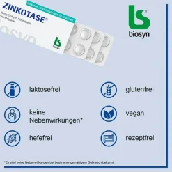 Biosyn Zink|Abwehrsteigerung-ZINKOTASE® Filmtabletten, 50 St