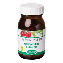 Sanatur Zink|Spirulina-Zinkspirulina & Acerola Kapseln, 90 St