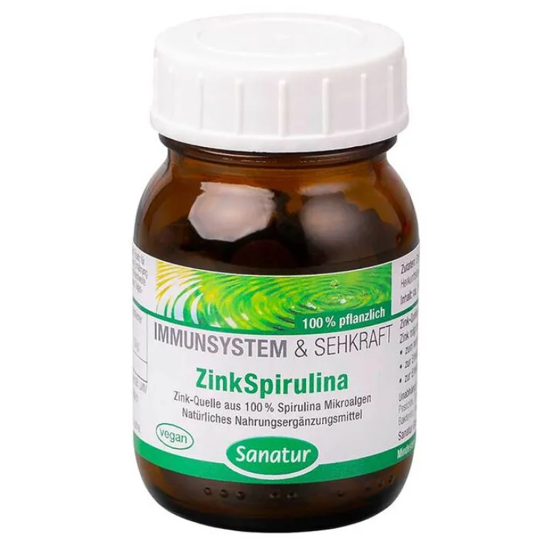 Sanatur Zink-Zinkspirulina Tabletten, 100 St